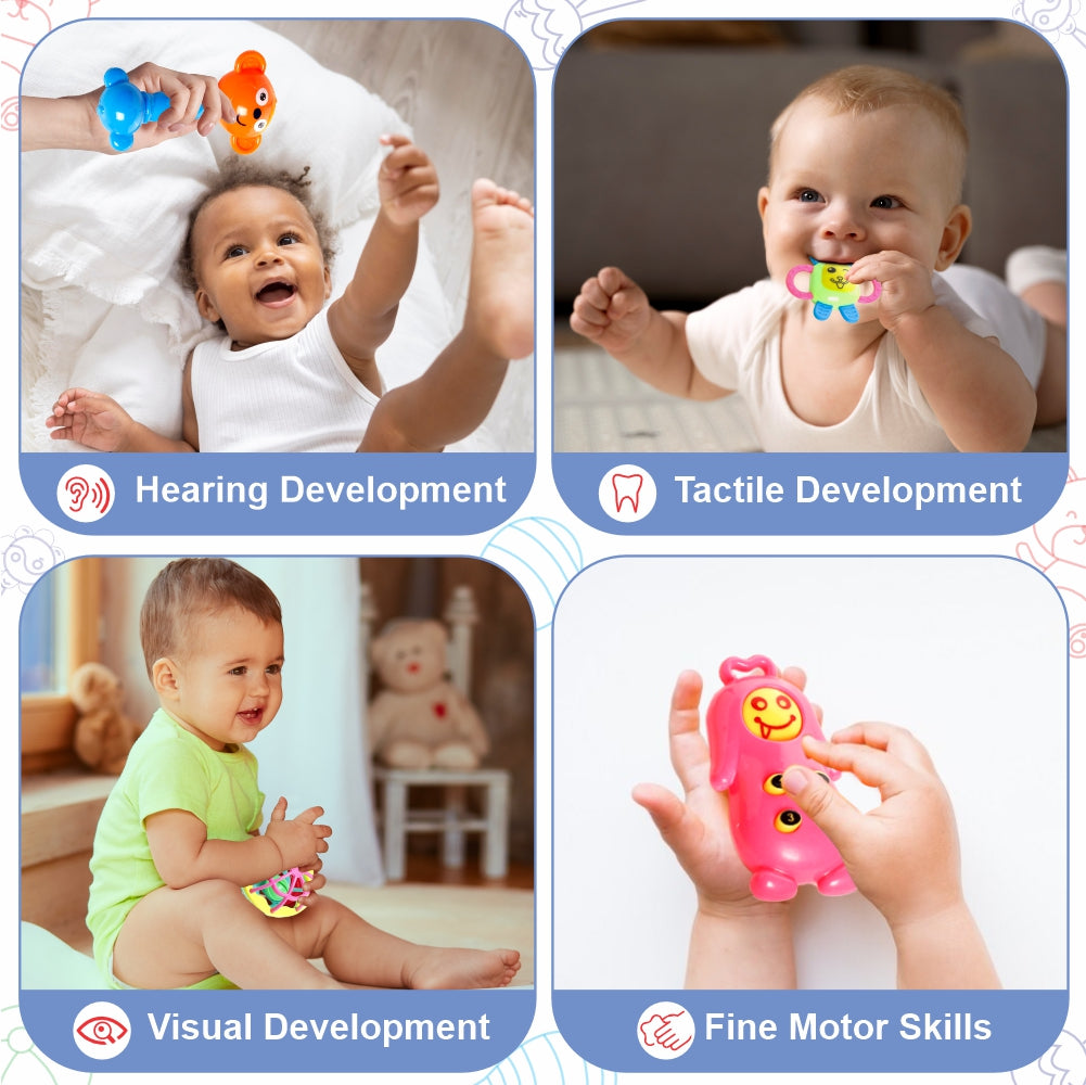 Chanak Kinder Rattle Set - 8 Pcs