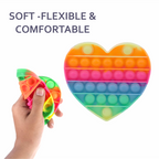Chanak Silicone Pop It Fidget Puzzle Toys (Pack of 4) Aditi Toys Pvt. Ltd.