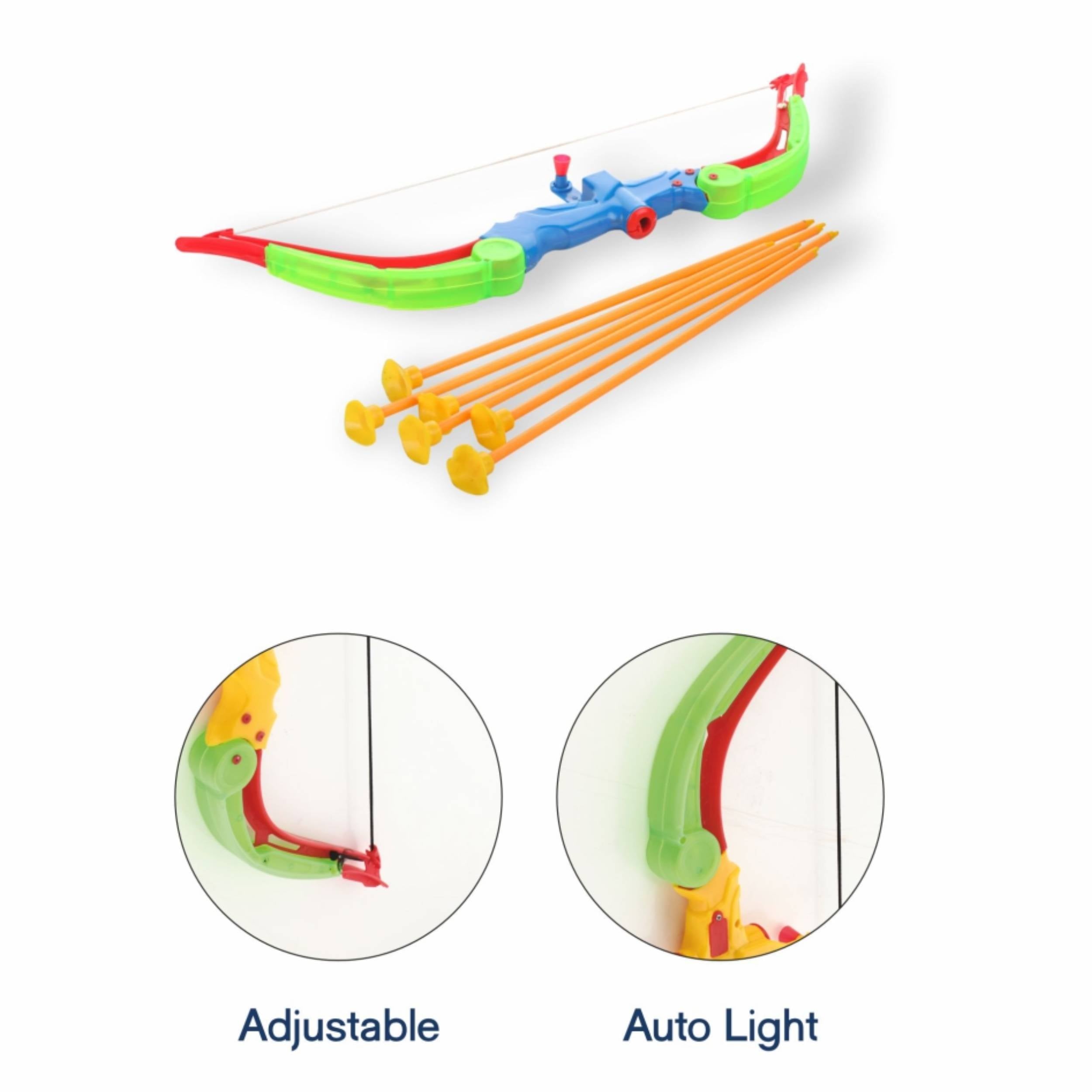 Chanak's Light-Up Pull Back Bow & Arrow - Classic Archery Toy Set for Kids Aditi Toys Pvt. Ltd.