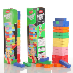 Colourful Wooden Tumbling Tower Game Jenga / Zenga. Puzzle Game for Adults and Kids Aditi Toys Pvt. Ltd.