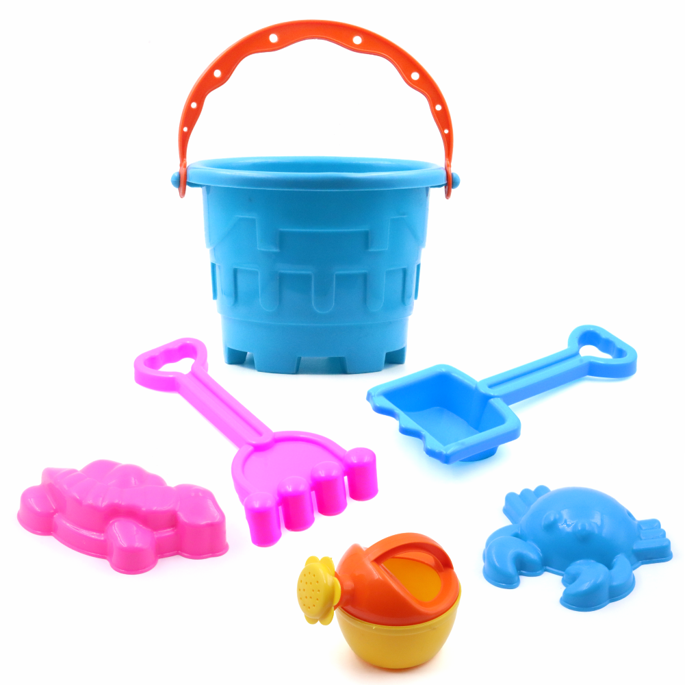 Chanak's 6 Piece Plastic Sand Game Beach Toy Set Aditi Toys Pvt. Ltd.