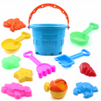 Chanak's 12 Piece Plastic Sand Game Beach Toy Set (Multicolour) Aditi Toys Pvt. Ltd.