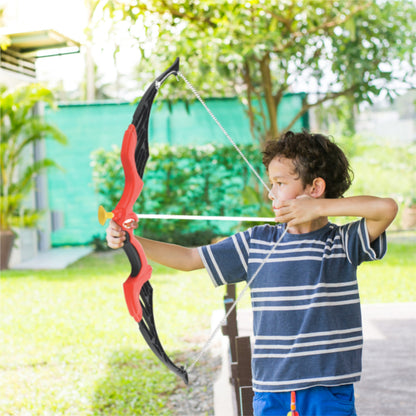 Chanak's Pull Back Bow & Arrow Set with Target - Fun Archery Toy for Kids - chanak