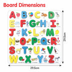 Chanak's Wooden Capital Alphabet Puzzle Board with Picture Aditi Toys Pvt. Ltd.