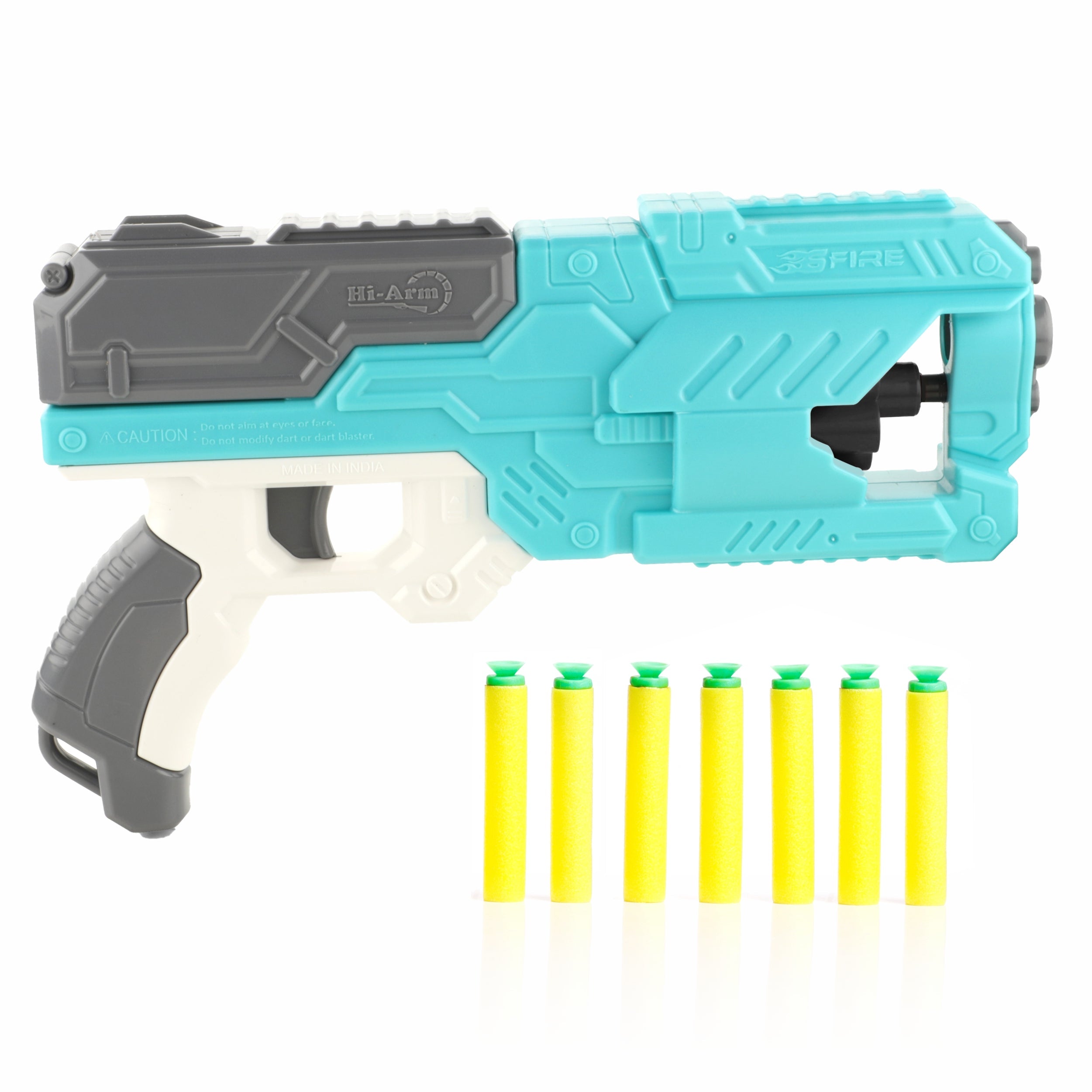 Chanak Six-Dart Rapid Fire Blaster Toy-Gun Blue chanak