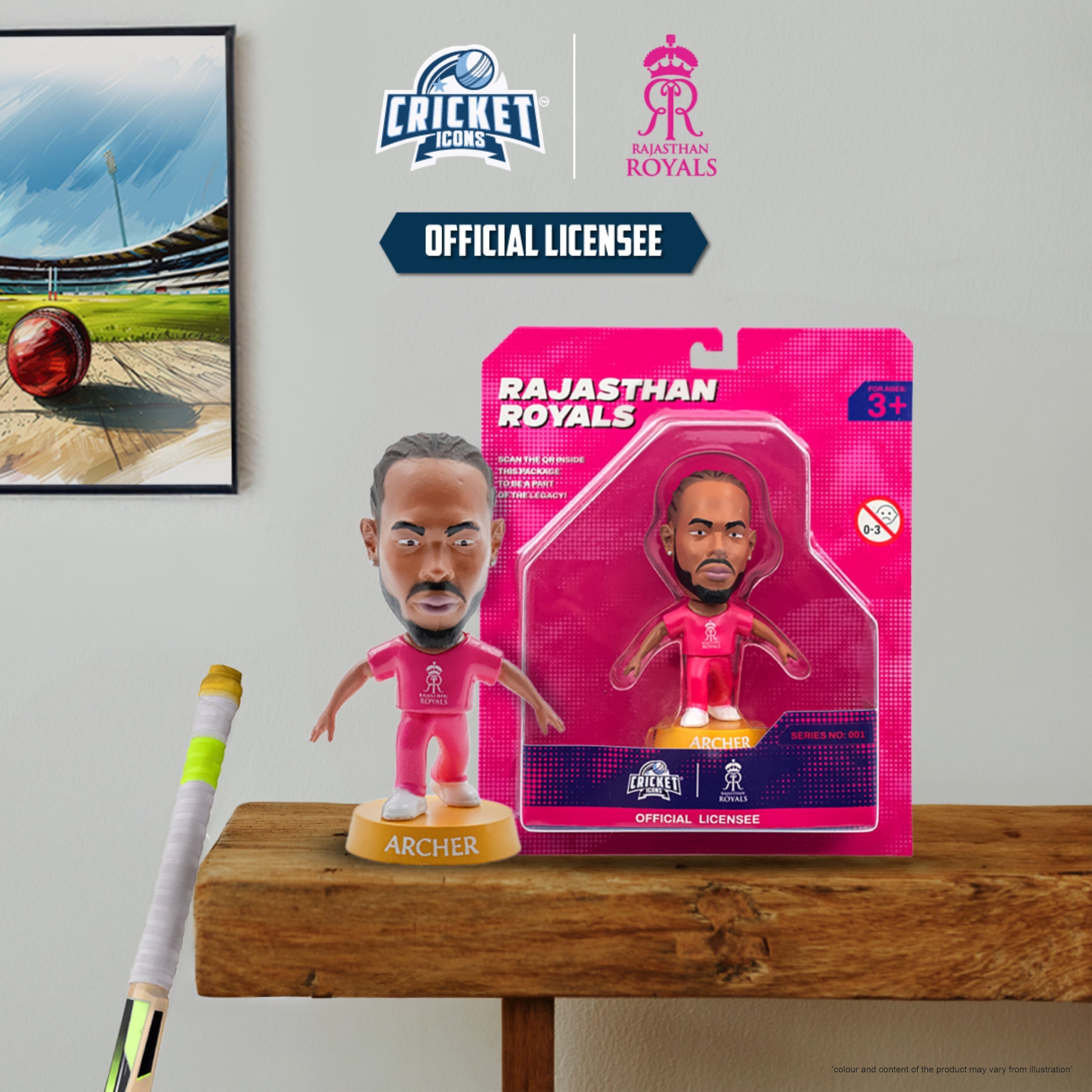 Cricket Icons RR miniature single pack Jofra Archer chanak