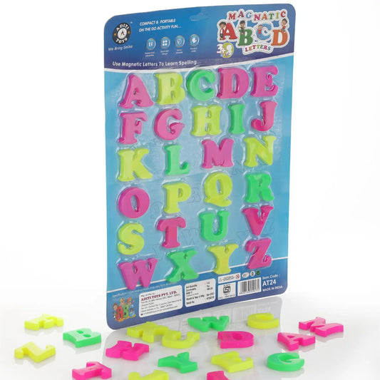 Chanak Colourful Magnetic ABCD Alphabet Card For Learning Aditi Toys Pvt. Ltd.