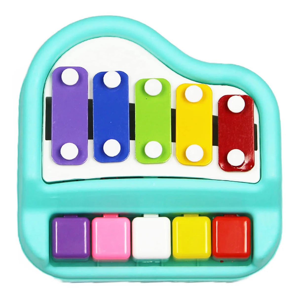 Chanak Musical Xylophone Piano Toy, Plastic Piano Xylophone for Kids, Musical Piano Xylophone for Kids, Non-Toxic Suitable for Kids Above 3 Years, BIS Approved (Piano Xylophone Yellow) chanak