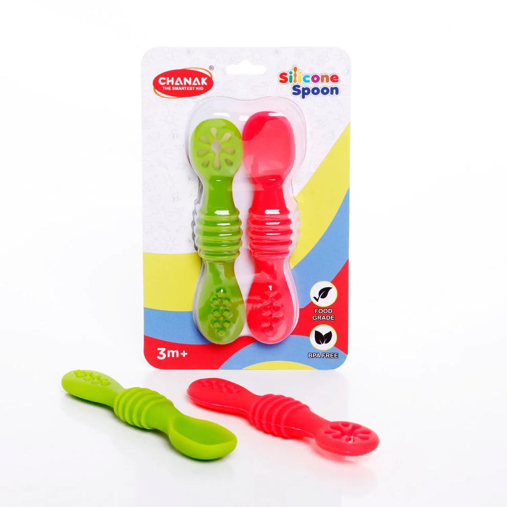 Chanak's Silicone Baby Led Weaning Spoons. Baby Traning Spoon, Gum Friendly,  BPA Free Aditi Toys Pvt. Ltd.