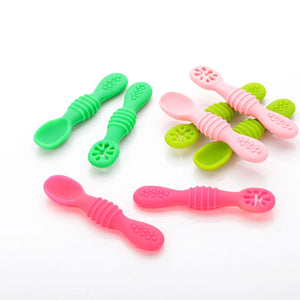 Chanak's Silicone Baby Led Weaning Spoons. Baby Traning Spoon, Gum Friendly,  BPA Free Aditi Toys Pvt. Ltd.