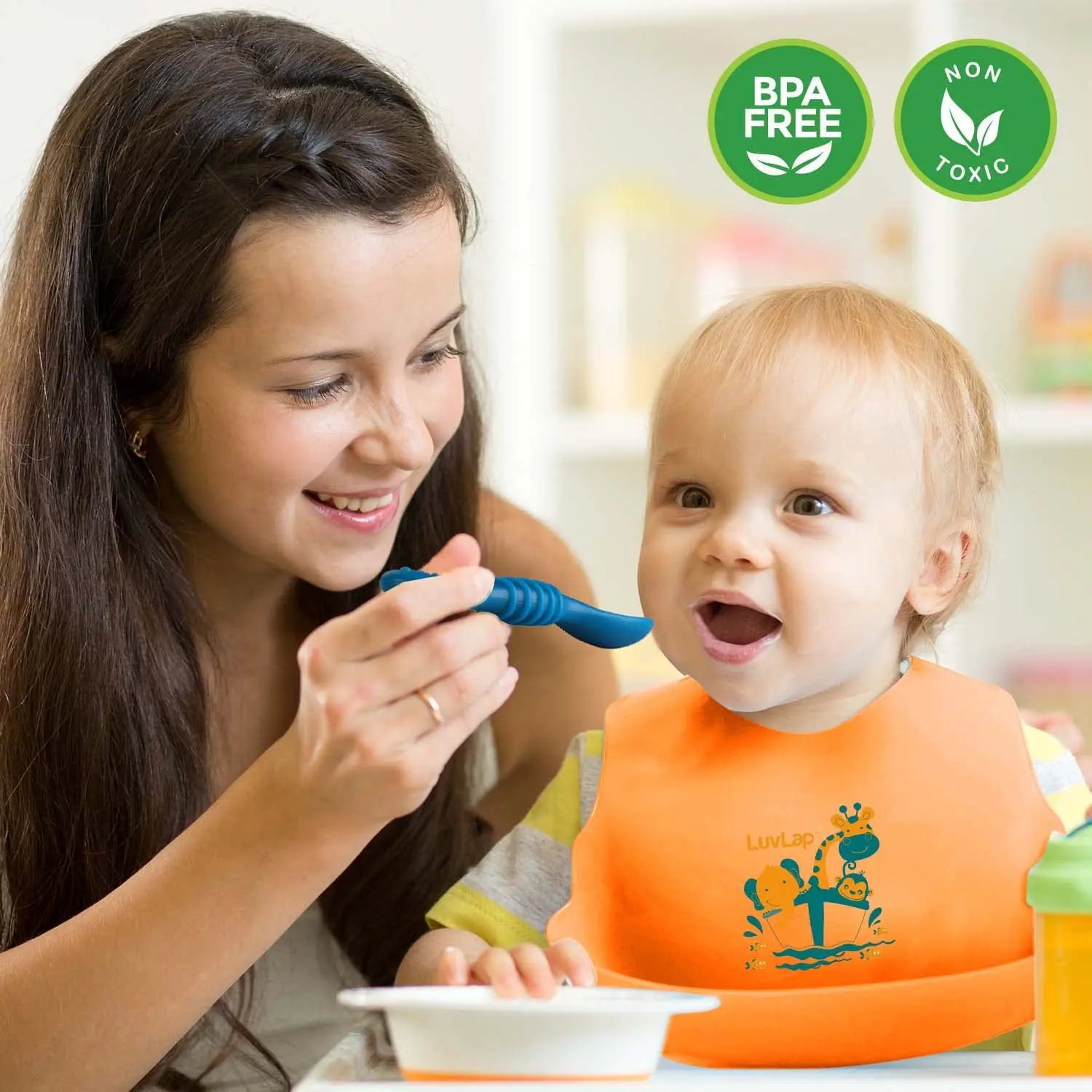 Chanak's Silicone Baby Led Weaning Spoons. Baby Traning Spoon, Gum Friendly,  BPA Free Aditi Toys Pvt. Ltd.