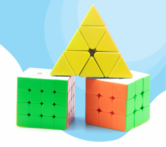 Chanak Puzzle Cubes Bundle (3*3 Cube + 4*4 Cube + Triangle ) Aditi Toys Pvt. Ltd.