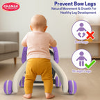 Chanak Happy Feet Baby Walker for 9+ Months, Adjustable Speed, Anti-Slip Wheels, Music & Activity Center, BPA-Free, Stable Design with Water Tank, Interactive Push Walker for Baby Boys & Girls chanak