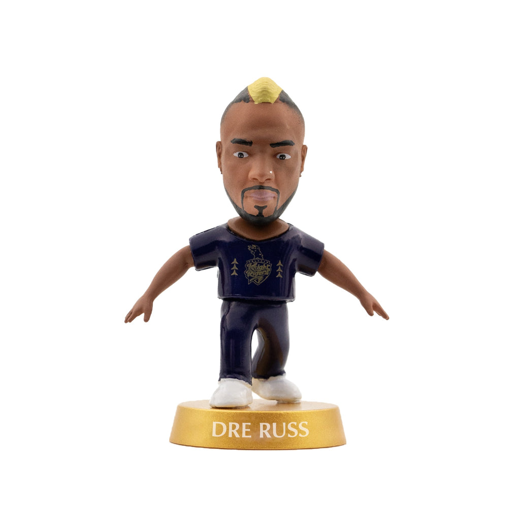 Chanak Cricket Icons Action Figure Assorted Kolkata Knight Riders Collectible Miniature, IPL Edition 360° Rotatable Head, KKR Cricket Player for Fans & Kids, Perfect Gift & Collectors Pack of 4 chanak
