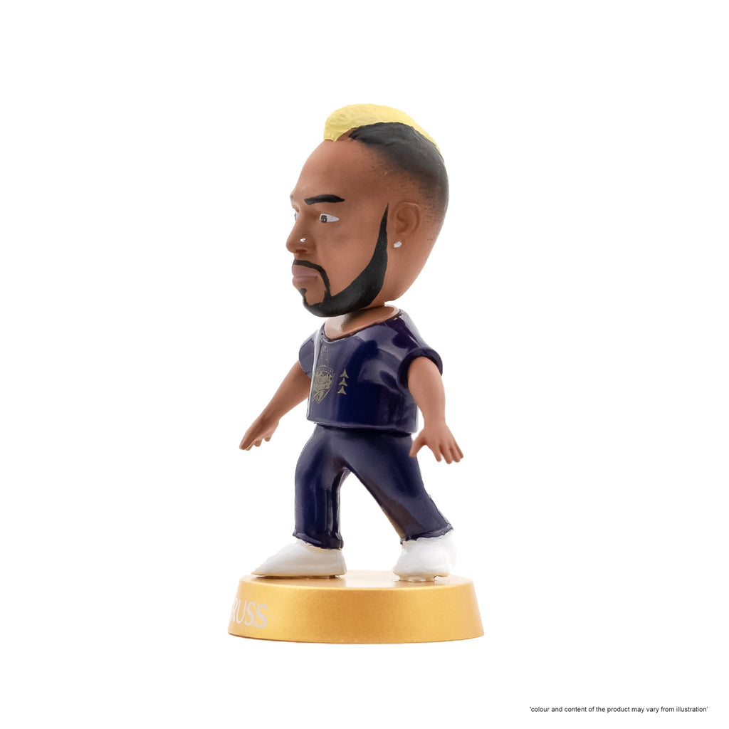 Chanak Cricket Icons Action Figure Andre Russell Kolkata Knight Riders Collectible Miniature, IPL Edition 360° Rotatable Head, KKR Cricket Player for Fans & Kids, Perfect Gift & Collectors Pack of 1 chanak