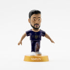 Chanak Cricket Icons Action Figure Varun Chakaravarthy Kolkata Knight Riders Collectible Miniature, IPL Edition 360° Rotatable Head, KKR Cricket Player for Fans & Kids, Gift & Collectors Pack of 1 chanak