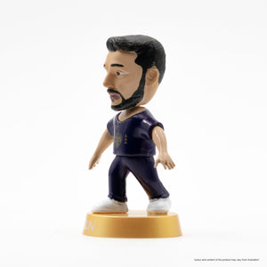 Chanak Cricket Icons Action Figure Assorted Kolkata Knight Riders Collectible Miniature, IPL Edition 360° Rotatable Head, KKR Cricket Player for Fans & Kids, Perfect Gift & Collectors Pack of 4 chanak