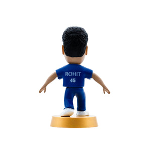 Chanak Cricket Icons Action Figure Rohit Sharma Mumbai Indians Collectible Miniature, IPL Edition with 360° Rotatable Head, MI Cricket Player for Fans & Kids, Gift & Collectors Pack of 1 chanak
