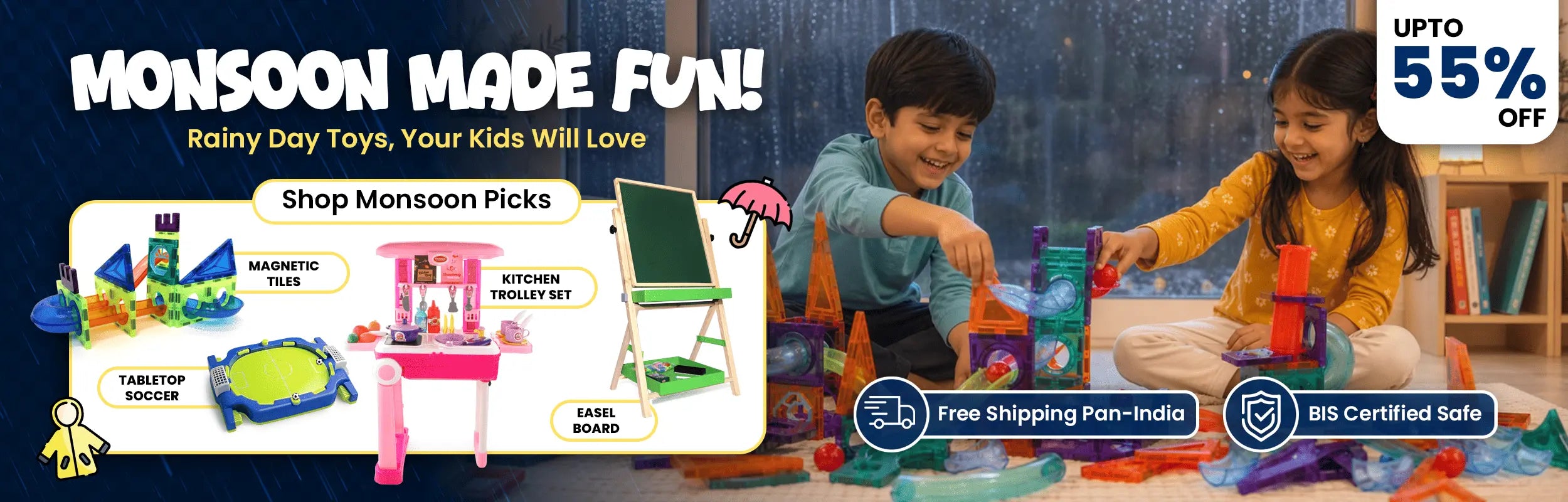 Monsoon Indoor Toys For Kids