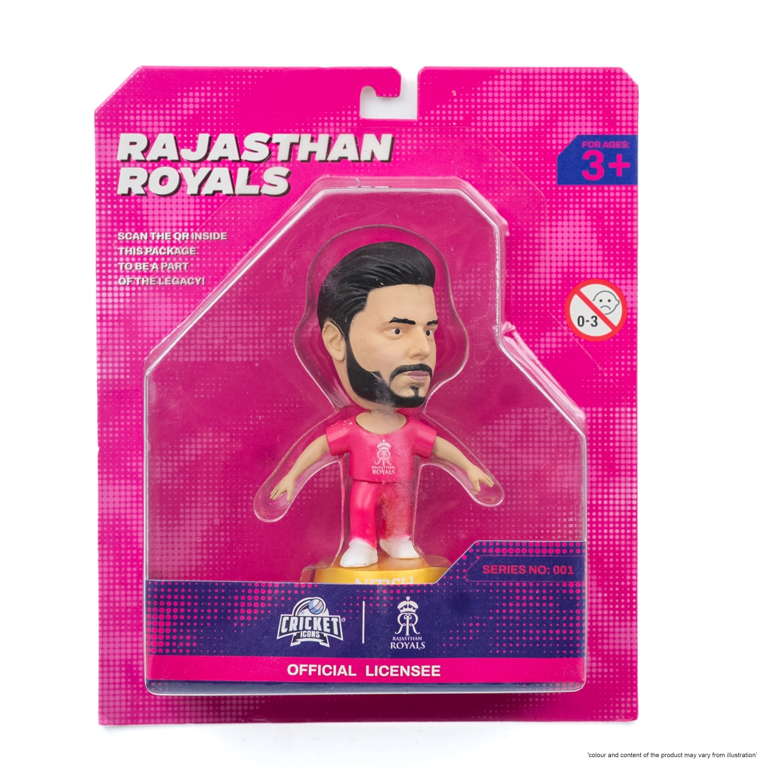 Cricket Icons RR miniature single pack Nitish Rana chanak