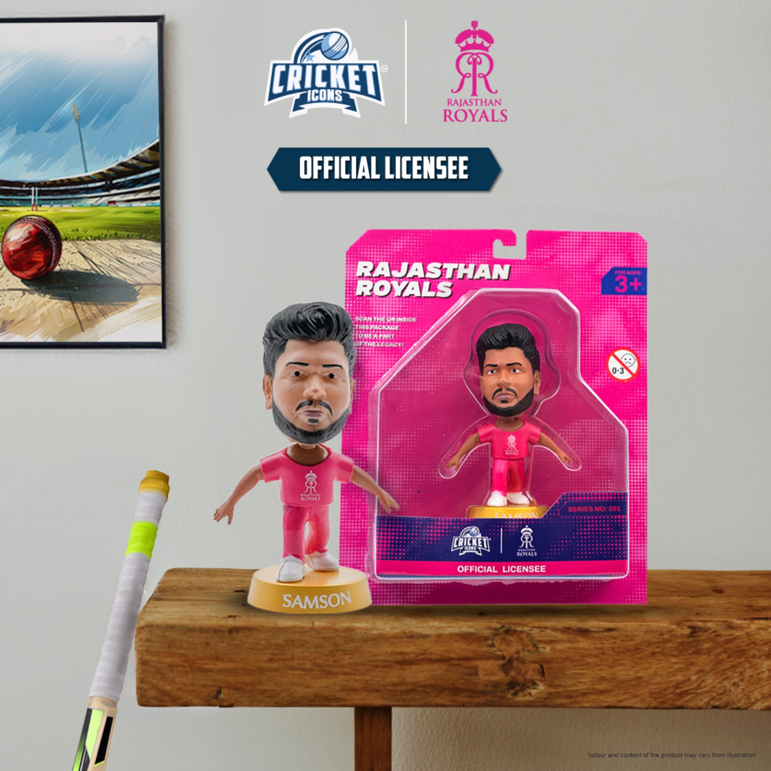 Cricket Icons RR miniature single pack Sanju Samson chanak