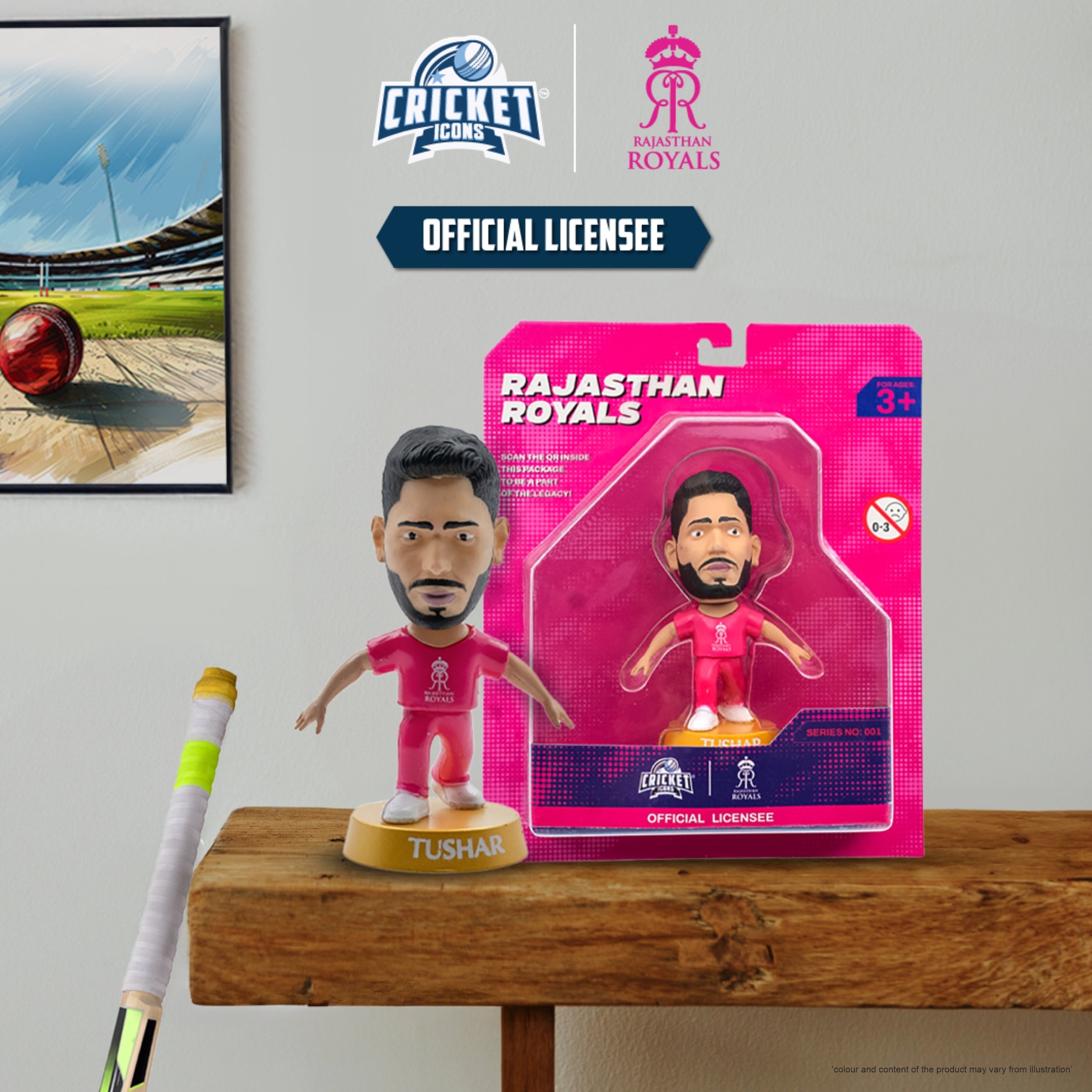 Cricket Icons RR miniature single pack Tushar Deshpande chanak