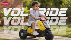 Chanak Electric Scooty for Kids 3+ Years | 6V Rechargeable 3-Wheel Ride-On with Heavy Duty Tyres – BIS Approved (Yellow)