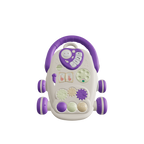 Chanak Happy Feet Baby Walker for 9+ Months | Adjustable Speed, Anti-Slip Wheels, Music & Activity Centre – BIS Approved (Purple)