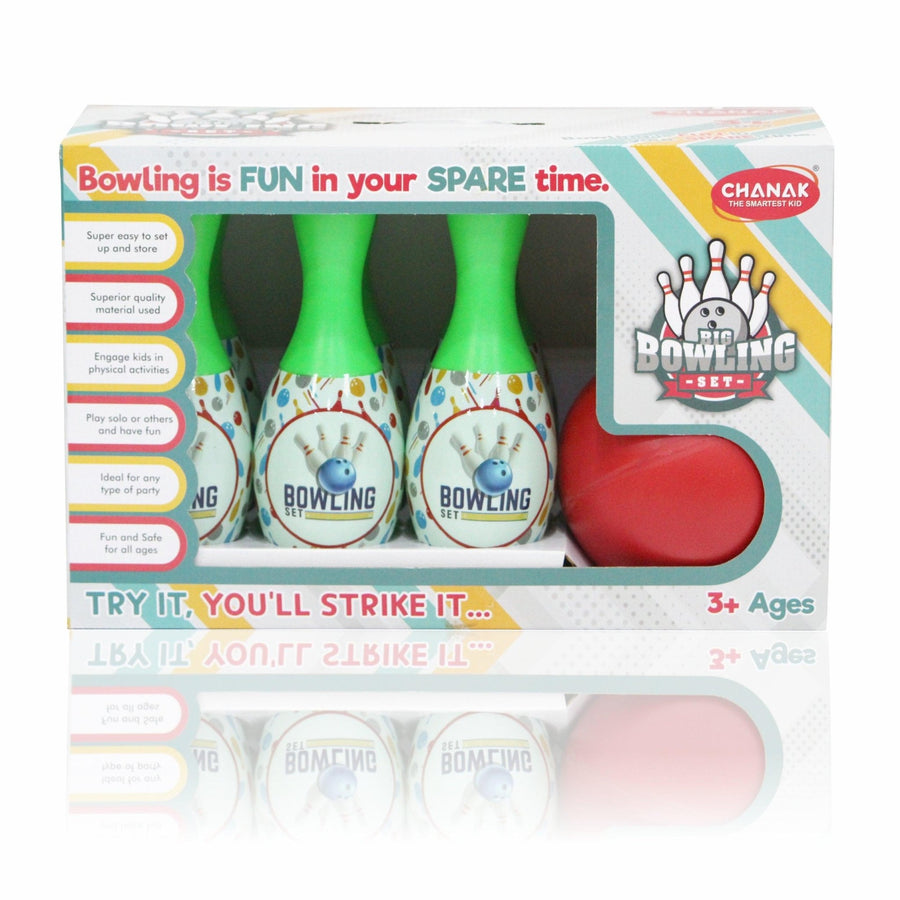 Chanak Big Bowling Game Set (Green) - chanak